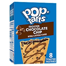 Pop Tarts Chocolate Chip Drizzle Toaster Pastries, 13.5 oz, 8 Count, 13.5 Ounce