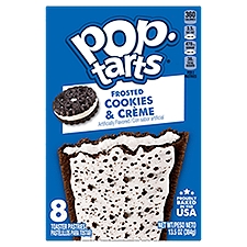Pop-Tarts Toaster Pastries, Frosted Cookies & Crème, 13.5 Ounce