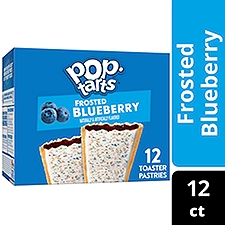 Pop Tarts Frosted Blueberry Toaster Pastries, 20.3 oz, 12 Count, 20.3 Ounce