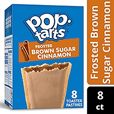 Pop Tarts Frosted Brown Cinnamon Sugar Toaster Pastries, 13.5 oz, 8 Count, 13.5 Ounce