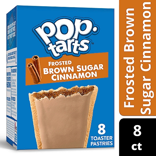 Pop Tarts Frosted Brown Cinnamon Sugar Toaster Pastries, 13.5 oz, 8 Count