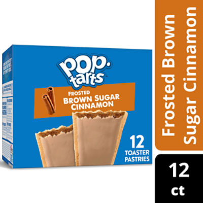 Pop Tarts Frosted Brown Sugar Cinnamon Toaster Pastries, 20.3 oz, 12 Count, 20.3 Ounce