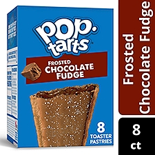 Pop Tarts Frosted Chocolate Fudge Toaster Pastries, 13.5 oz, 8 Count, 13.5 Ounce