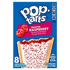 Pop-Tarts Frosted Raspberry Toaster Pastries, 8 count, 13.5 oz