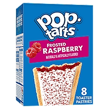 Pop Tarts Frosted Raspberry Toaster Pastries, 13.5 oz, 8 Count, 13.5 Ounce