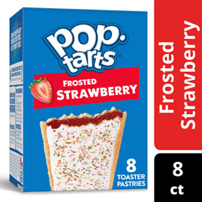 Pop Tarts Frosted Strawberry Toaster Pastries, 13.5 oz, 8 Count