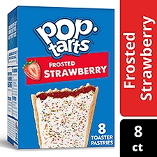 Pop Tarts Frosted Strawberry Toaster Pastries, 13.5 oz, 8 Count, 13.5 Ounce