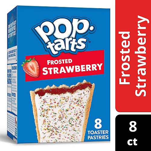 Pop Tarts Frosted Strawberry Toaster Pastries, 13.5 oz, 8 Count