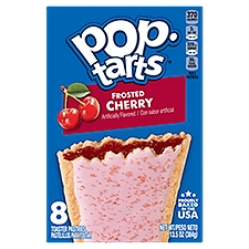 Pop-Tarts Frosted Cherry, Toaster Pastries, 13.5 Ounce