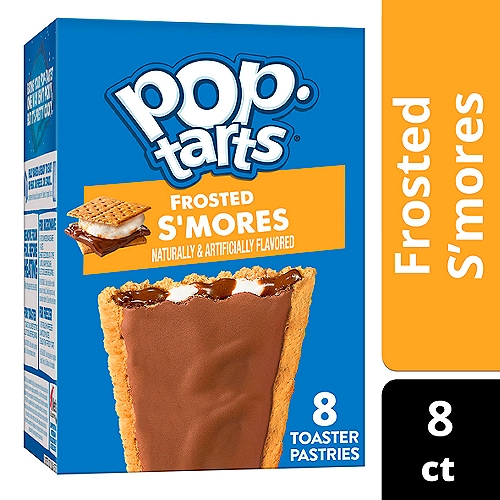Pop Tarts Frosted S'mores Toaster Pastries, 13.5 oz, 8 Count