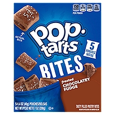 Pop-Tarts Frosted Chocolatey Fudge Tasty Filled, Pastry Bites, 7 Ounce