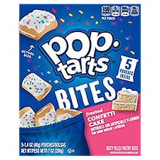 Pop-Tarts Bites Frosted Confetti Cake Tasty Filled Pastry Bites, 1.4 oz, 5 count
