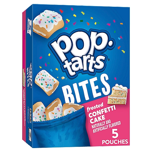 Pop-Tarts Bites Frosted Confetti Cake Tasty Filled Pastry Bites, 1.4 oz, 5 count