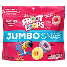 Froot Loops Jumbo Snax Cereal, 6 Ounce