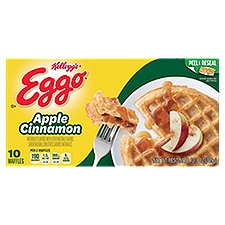 Eggo Apple Cinnamon, Waffles, 10 Each