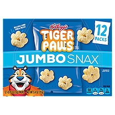 Kellogg's Tiger Paws Jumbo Snax Cereal Jumbo Size, 0.45 oz, 12 count