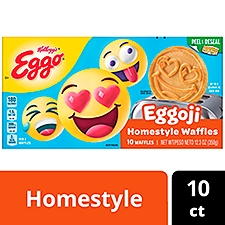 Eggo Eggoji Homestyle Frozen Waffles, 12.3 oz, 10 Count, 12.3 Ounce