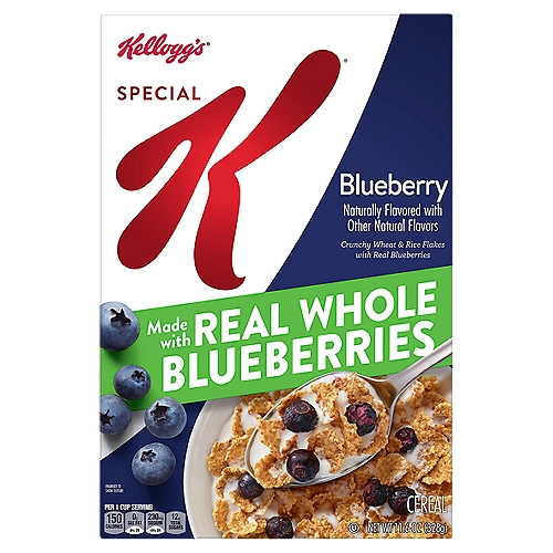 Kellogg's Special K Blueberry Cold Breakfast Cereal, 11.6 oz