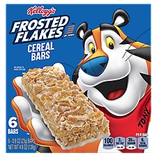 Kellogg's Frosted Flakes of Corn Cereal Bars, 0.8 oz, 6 count