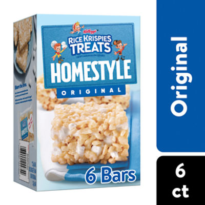 Rice Krispies Treats Original Marshmallow Snack Bars, 6.98 oz, 6 Count