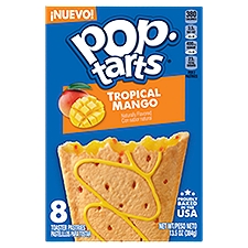 Pop-Tarts Frosted Tropical Mango Bakery Inspired Snack Food, Breakfast Toaster Pastries, 8 Each