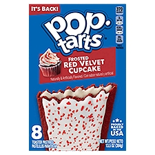 Pop-Tarts Toaster Pastries Frosted Red Velvet Cupcake, 8 Each