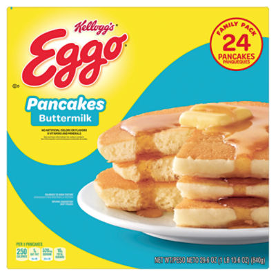 Eggo Buttermilk Frozen Pancakes, 29.6 oz, 24 Count
