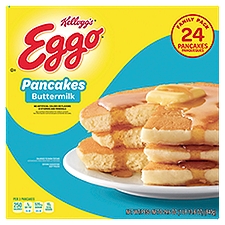 Eggo Buttermilk Frozen Pancakes, 29.6 oz, 24 Count, 29.6 Ounce