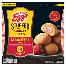 Eggo Pancake Bites Stuffed Strawberry Frozen Breakfast, 18 Each