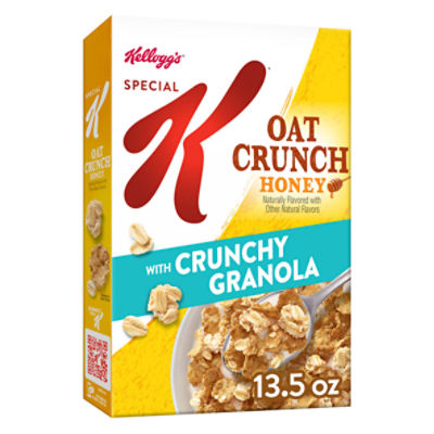 Kellogg's Special K Oat Crunch Honey Cold Breakfast Cereal, 13.5 oz