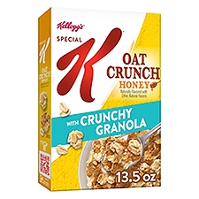Kellogg's Special K Oat Crunch Honey Cold Breakfast Cereal, 13.5 oz