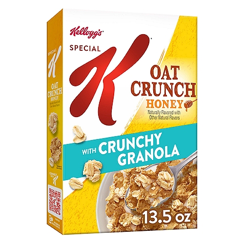 Kellogg's Special K Oat Crunch Honey Cold Breakfast Cereal, 13.5 oz