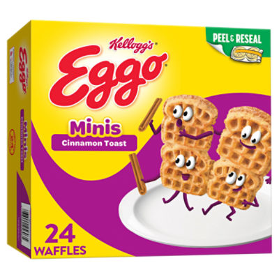 Eggo Homestyle with Maple Flavor Frozen Mini Waffles, 10.9 oz, 40 Count