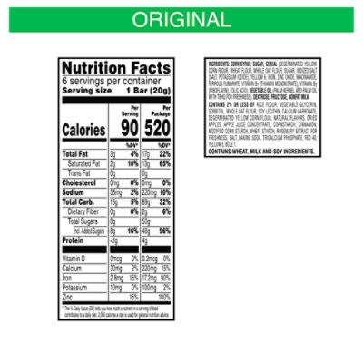 Kellogg's Apple Jacks Cereal Bars 4.2 oz