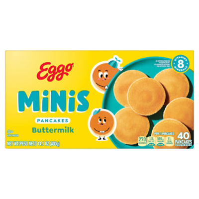 Eggo Minis Original Frozen Pancake Bites, 14.1 oz, 40 Count