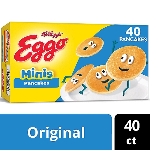 Eggo Minis Original Frozen Pancake Bites, 14.1 oz, 40 Count