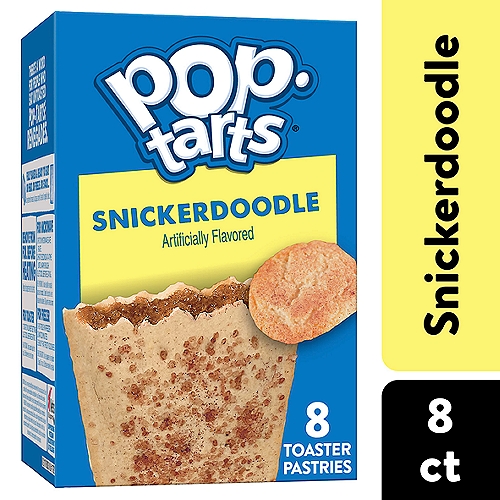 Pop Tarts Snickerdoodle Toaster Pastries, 13.5 oz, 8 Count