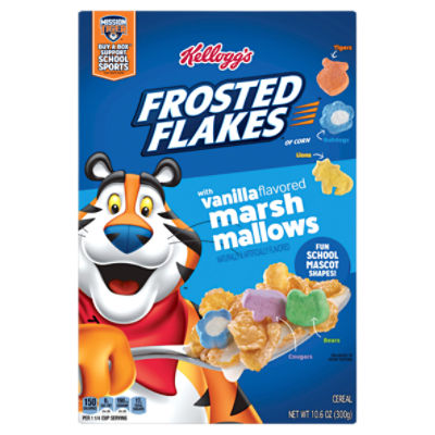 Kellogg's Frosted Flakes Strawberry Milkshake Breakfast Cereal