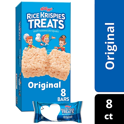Rice Krispies Treats Original Marshmallow Snack Bars, 6.2 oz, 8 Count