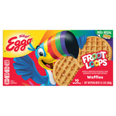 Eggo Froot Loops Frozen Waffles, 12.3 oz, 10 Count - Price Rite