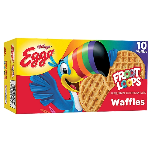 Eggo Froot Loops Frozen Waffles, 12.3 oz, 10 Count - Price Rite