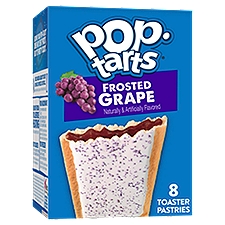 Pop Tarts Frosted Grape Toaster Pastries, 13.5 oz, 8 Count, 13.5 Ounce