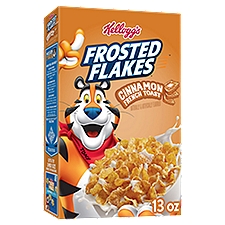 Kellogg's Frosted Flakes Cinnamon French Toast Breakfast Cereal, 13 oz, 13 Ounce