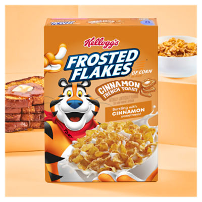 Kellogg's Frosted Flakes Cinnamon French Toast Breakfast Cereal, 13 oz