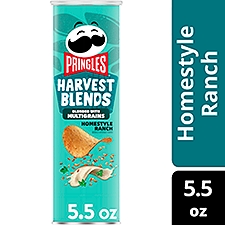 Pringles Harvest Blends Homestyle Ranch Potato Crisps Chips, 5.5 oz
