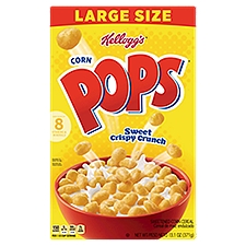 Kellogg's Corn Pops Sweetened Corn Cereal Large Size, 13.1 oz