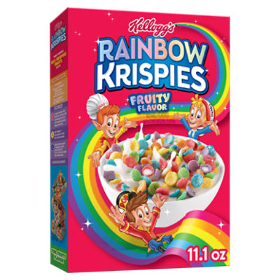 Kellogg's Rainbow Krispies Original Cold Breakfast Cereal, 11.1 oz, 11.1 Ounce