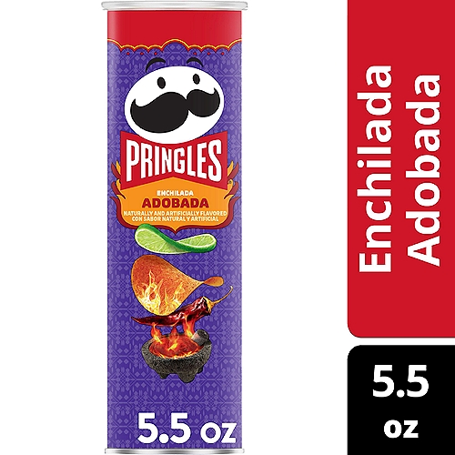 Pringles Enchilada Adobada Potato Crisps, 5.2 oz