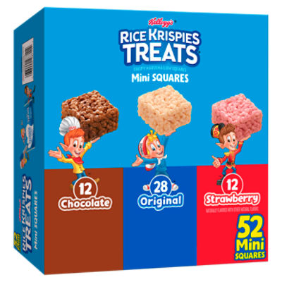 Kellogg's Rice Krispies Treats Mini Crispy Marshmallow Squares, 0.39 oz, 52 count
