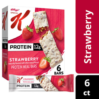 Kellogg's Special K Strawberry Protein Bars, 9.5 oz, 6 Count
